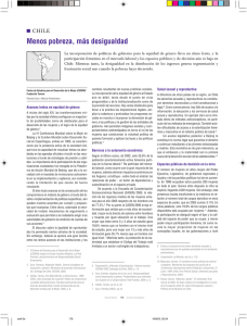 Menos pobreza, más desigualdad CHILE
