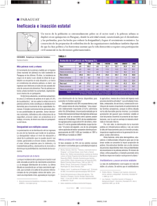 Ineficacia e inacción estatal PARAGUAY