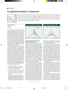 La urgencia de financiar  el desarrollo NEPAL