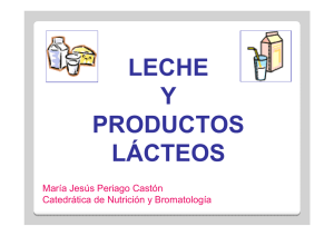 LECHE Y PRODUCTOS LÁCTEOS