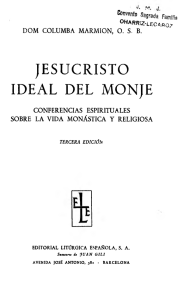 Jesucristo ideal del monje (Dom Columba Marmion) (en pdf)