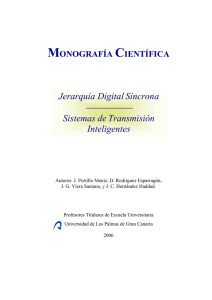 Sistemas de Transmision Inteligentes- Jerarquia Digital Sincrona Monografia Cientifica (pdf)