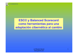 ESC© y Balanced Scorecard como herramientas para una adaptacion cibernetica al cambio