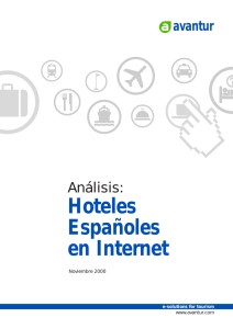 Analisis: Hoteles espanoles en Internet