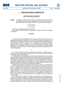 BOLETÍN OFICIAL DEL ESTADO JEFATURA DEL ESTADO I.  DISPOSICIONES GENERALES 17492