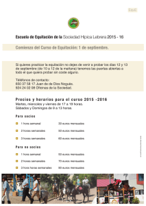 ESCUELA EQUITACION 2015-2016