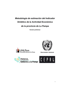 Metodología de estimación del ISAE (Indicador Sintético de la Actividad Económica)