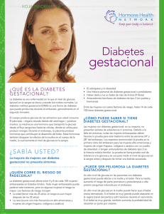 gestacional diabetes ¿Qué es la diabetes gestacional?