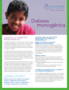 monogénica diabetes ¿Qué es la diabetes monogénica?