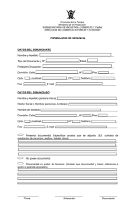Formulario de Denuncia - Archivo PDF