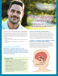 traumatismo cerebral: efectos en el sistema endocrino