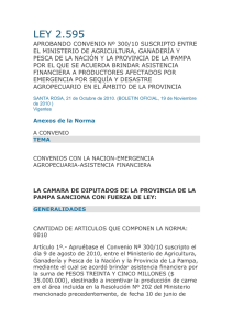 Ley Provincial N° 2595/2010