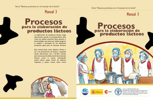Procesos Manual 3 productos lácteos para la elaboración de