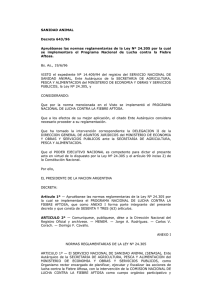Decreto Nacional N° 643/1996