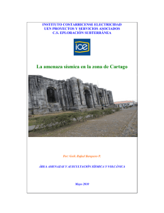 Amenaza sísmica de Cartago (2010)