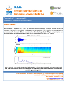 Boletín especial volcán Turrialba N°3, marzo 2015