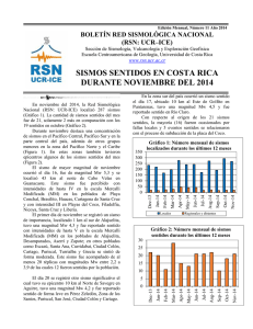 Reporte sismos sentidos, Noviembre 2014.