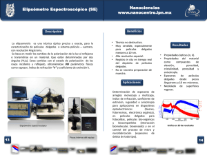 Elipsometro Espectroscopio (SE)