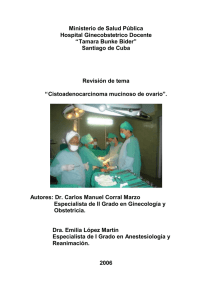 Cistoadenocarcinoma mucinoso de ovario (pdf)