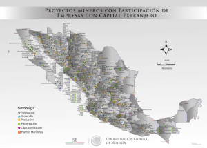 VER MAPA : Proyectos Mineros de Empresas con Capital Extranjero