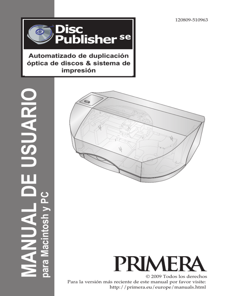 Disc Publisher SE Win/Mac Manual de Usuario
