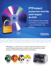 PTProtect protección Anti-Rip (anti-rasgue) de DVD