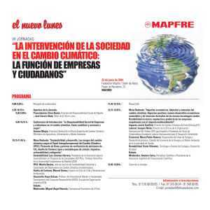 Programa de la Jornada de Nuevo Lunes y Mapfre 2014