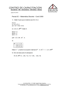 Parcial 2C – Matemática Discreta – Com2 2000