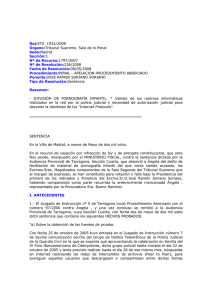 Sentencia nº 236/2008, de fecha 9 de Mayo