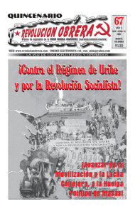 ¡Contra el Régimen de Uribe y por la Revolución Socialista! 67