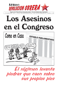 Órgano de la Unión Obrera Comunista (mlm) • Voz de... 2 - 8 de agosto 2004 – Año 7  -...