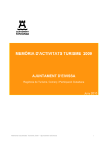 2009 memoria turisme PDF