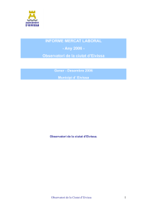 Diagnòstic sociolaboral del Municipi d'Eivissa 2006