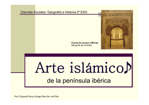 Arte musulmán peninsular (sólo teoría)