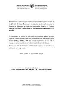 el Gobierno Vasco ha decidido que se trata de información confidencial