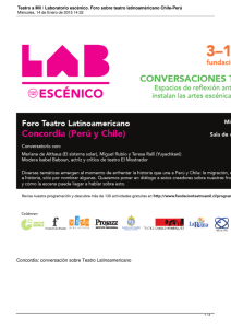 Concordia: conversación sobre Teatro Latinoamericano   