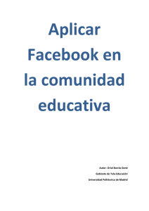 aplicacion facebook enseñanza