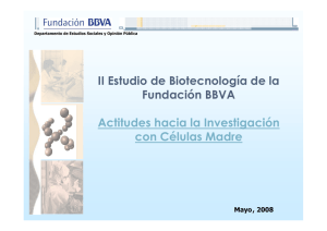 Segundo Estudio internacional sobre Actitudes hacia la Biotecnología