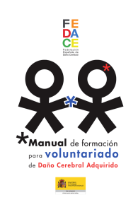 voluntariado Manual de formación Daño Cerebral Adquirido