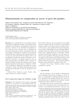 Resistencia de materiales: Ensayo de pandeo