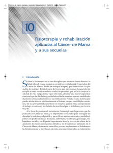 10 S Fisioterapia y rehabilitación aplicadas al Cáncer de Mama