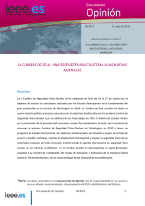 La Cumbre de Seúl: una respuesta multilateral a las nuevas amenazas.