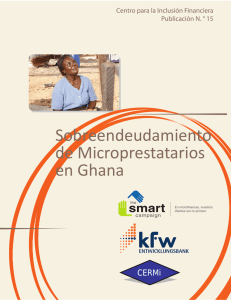 Sobreendeudamiento de Microprestatarios en Ghana Centro para la Inclusión Financiera