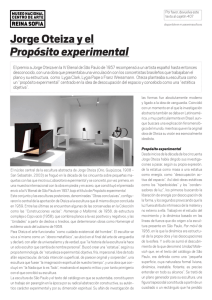 Jorge Oteiza y el Propósito experimental