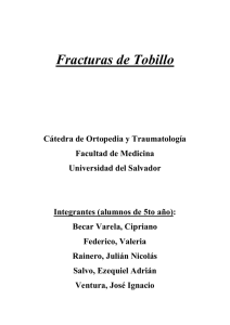 FRACTURA DE TOBILLO