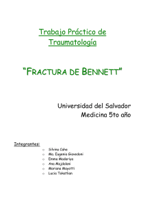 FRACTURA DE BENNETT