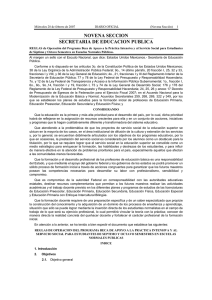 NOVENA SECCION SECRETARIA DE EDUCACION PUBLICA