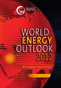la publicación World Energy Outlook