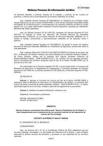Decreto Supremo que declara Zona Reservada “Reserva Paisajística Cerro Khapia” y dicta disposiciones para la protección de los recursos hídricos en las cabeceras de cuenca del Cerro Khapia.