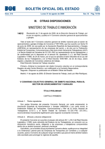 BOLETÍN OFICIAL DEL ESTADO MINISTERIO DE TRABAJO E INMIGRACIÓN 14012